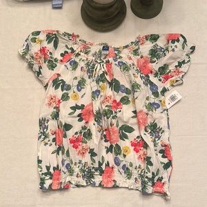 Kids old navy xlg flower shirt